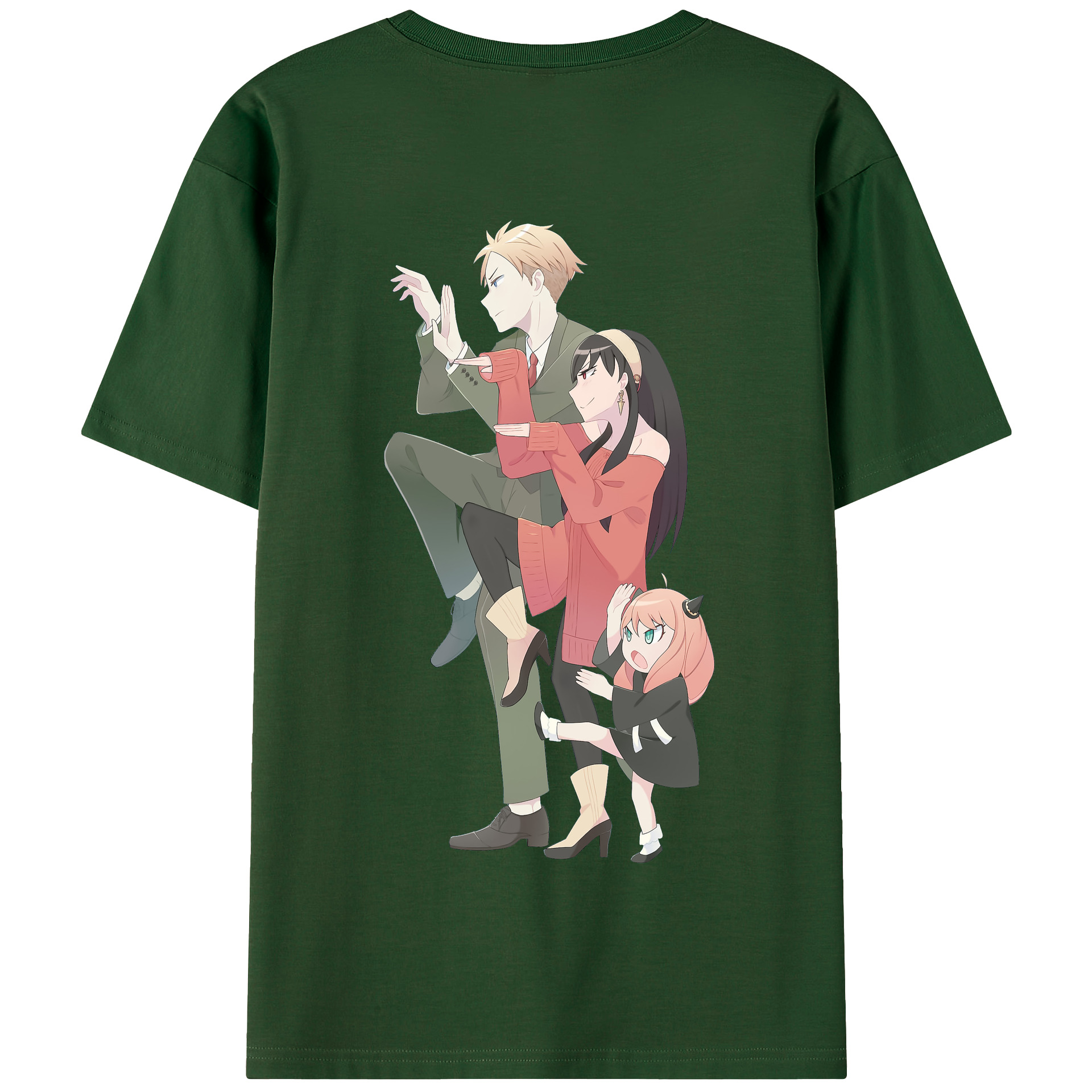 （画像用） SPY×FAMILY间谍家家酒 綿100％半袖Tシャツ（背面プリント）